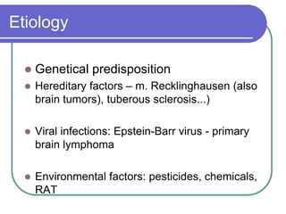 Brain Tumors Pathology and Management.ppt