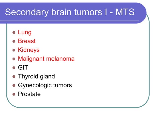 Brain Tumors Pathology and Management.ppt