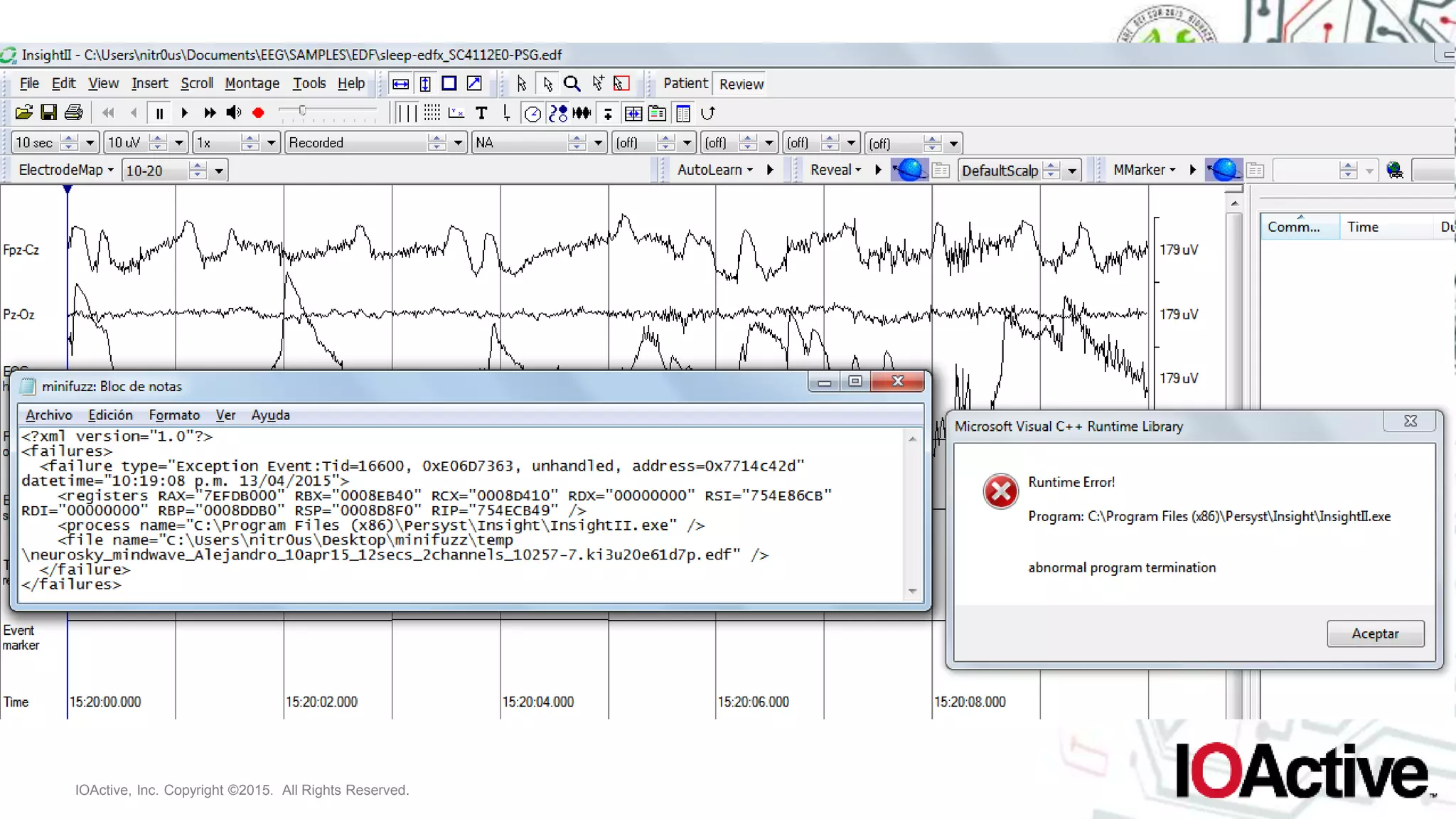 IOActive, Inc. Copyright ©2015. All Rights Reserved.
 