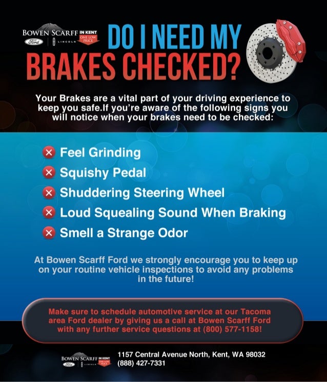 Do I Need My Brakes Checked?