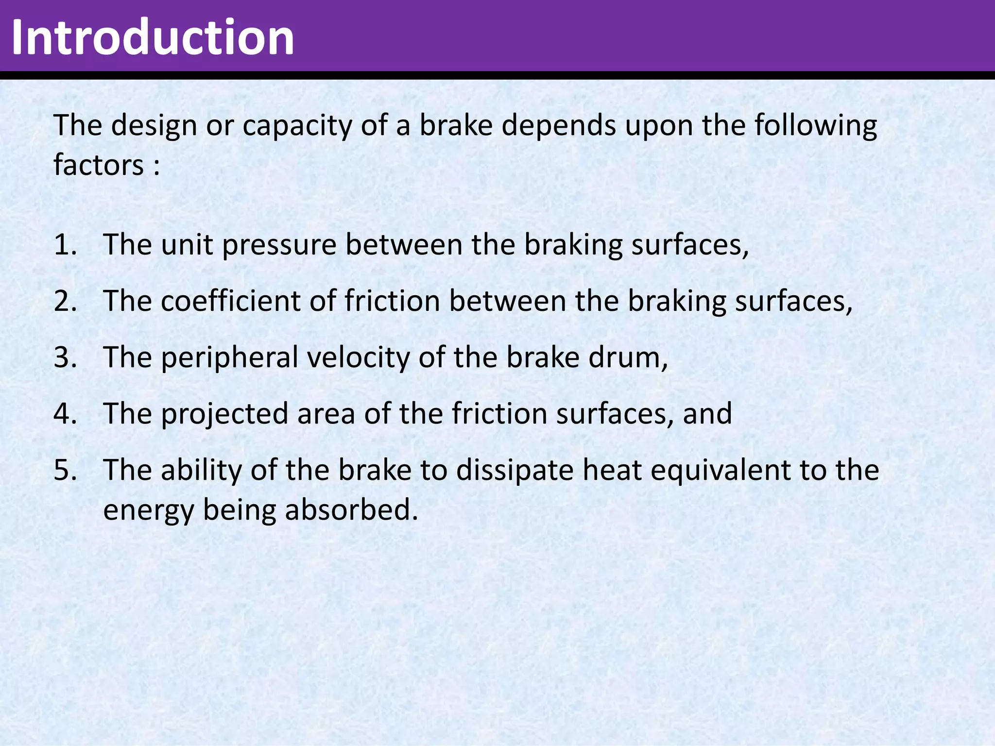 Basic of Brakes, | PDF