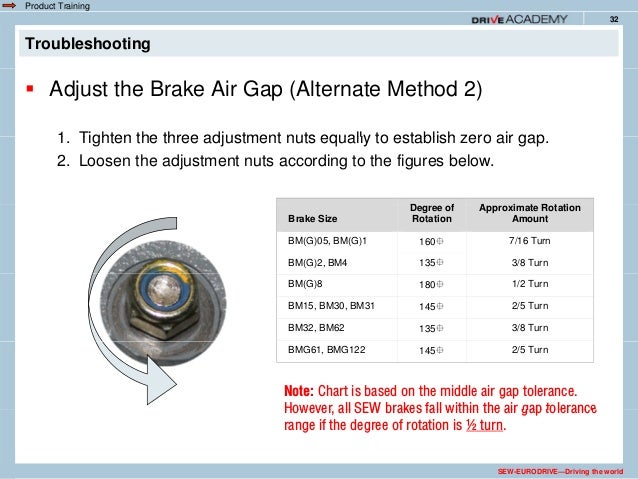 Brake service and maintenance