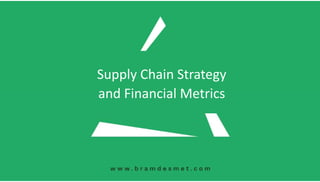 Supply Chain Strategy
and Financial Metrics
 