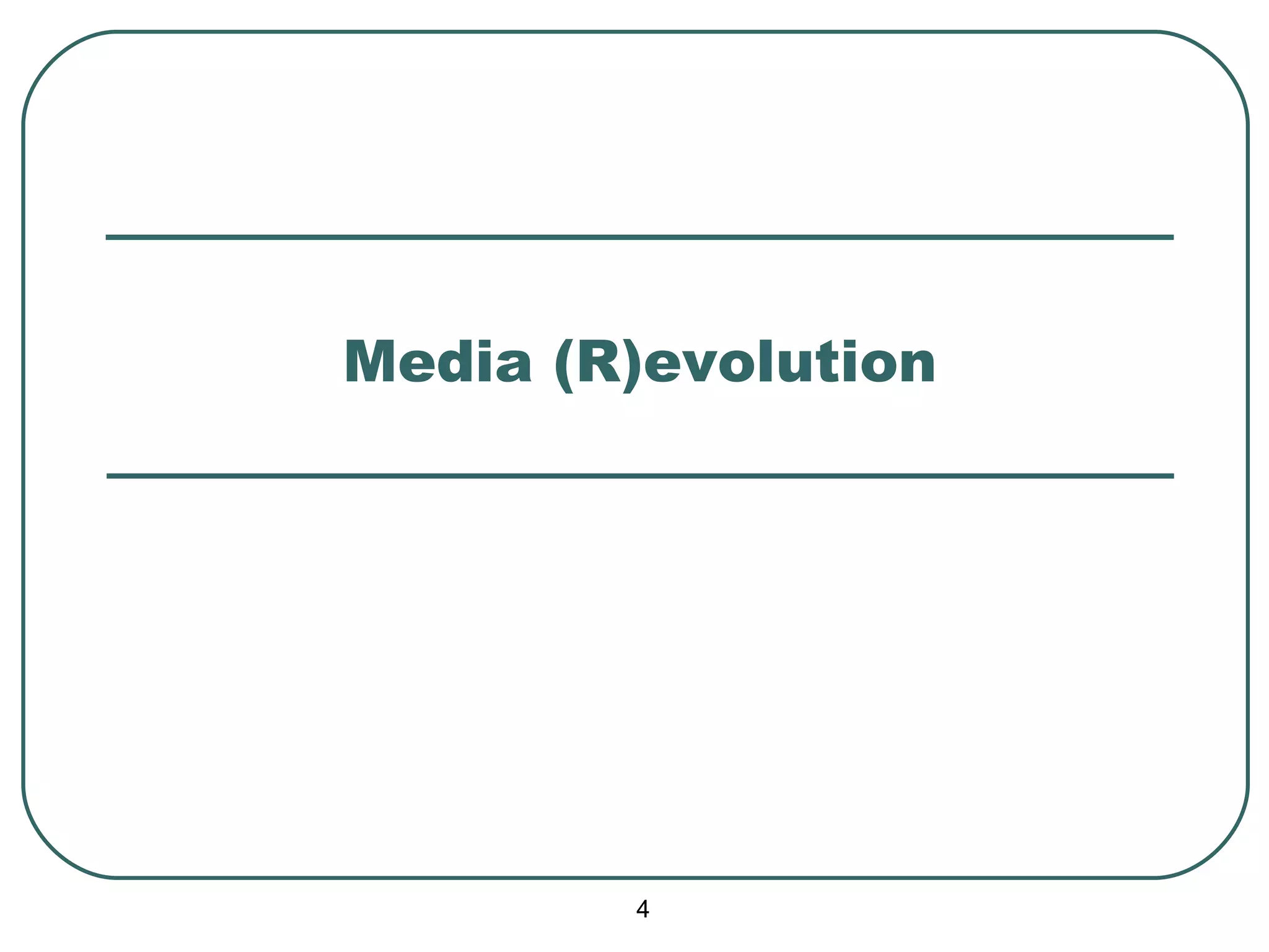Media (R)evolution 