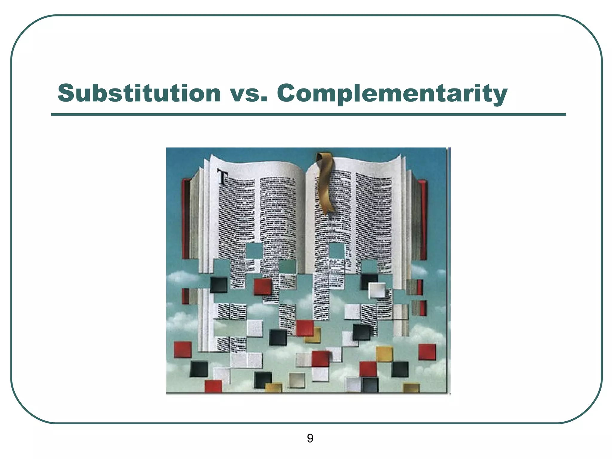 Substitution vs. Complementarity 