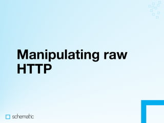 Making the Most of HTTP In Your Apps