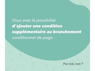Branchement conditionnel