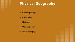 Branches of Geography 