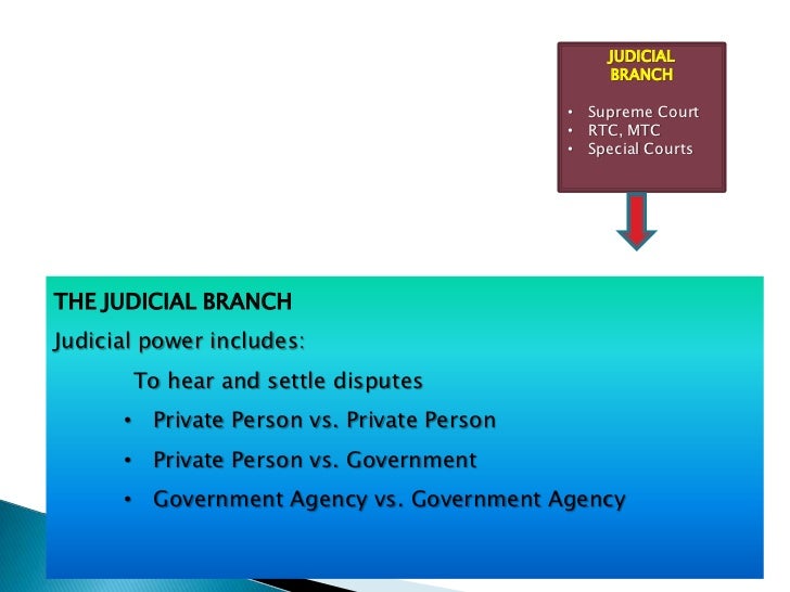who is the head of judicial branch