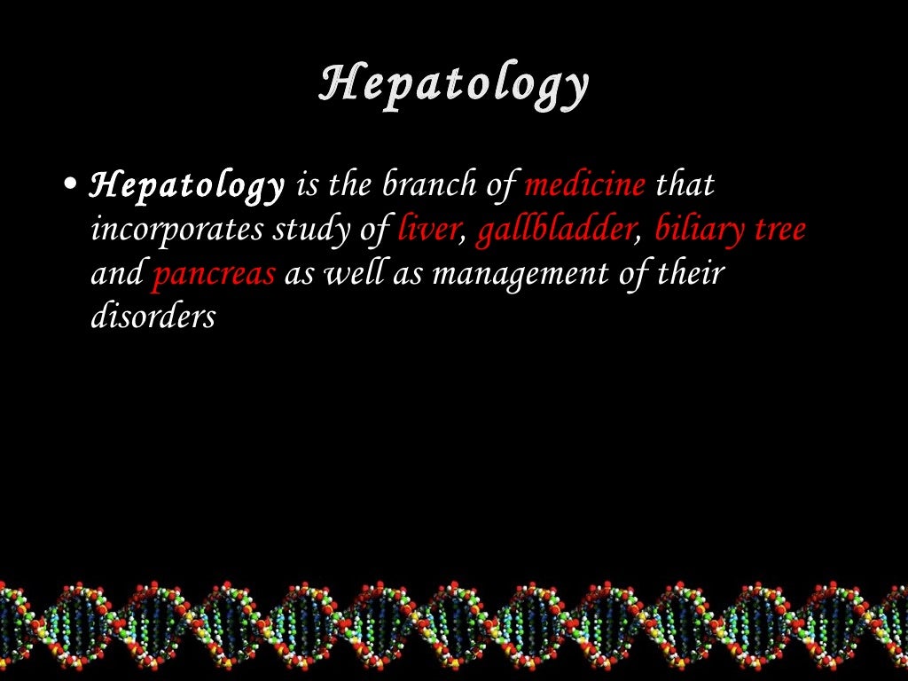 Branches Of Medicine Ppt