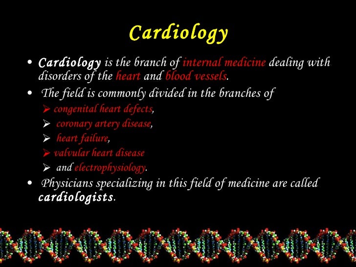 Branches Of Medicine Ppt