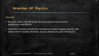 Branches of physics | PDF