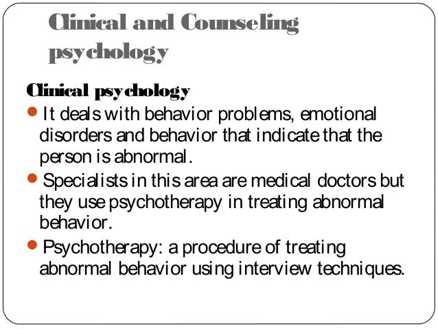psychology branches