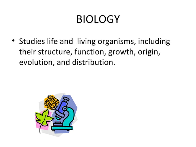 Branches of science | PPT