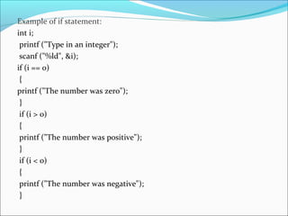 Branching in C | PPT