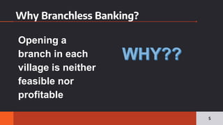 Branchless banking and ips | PPTX
