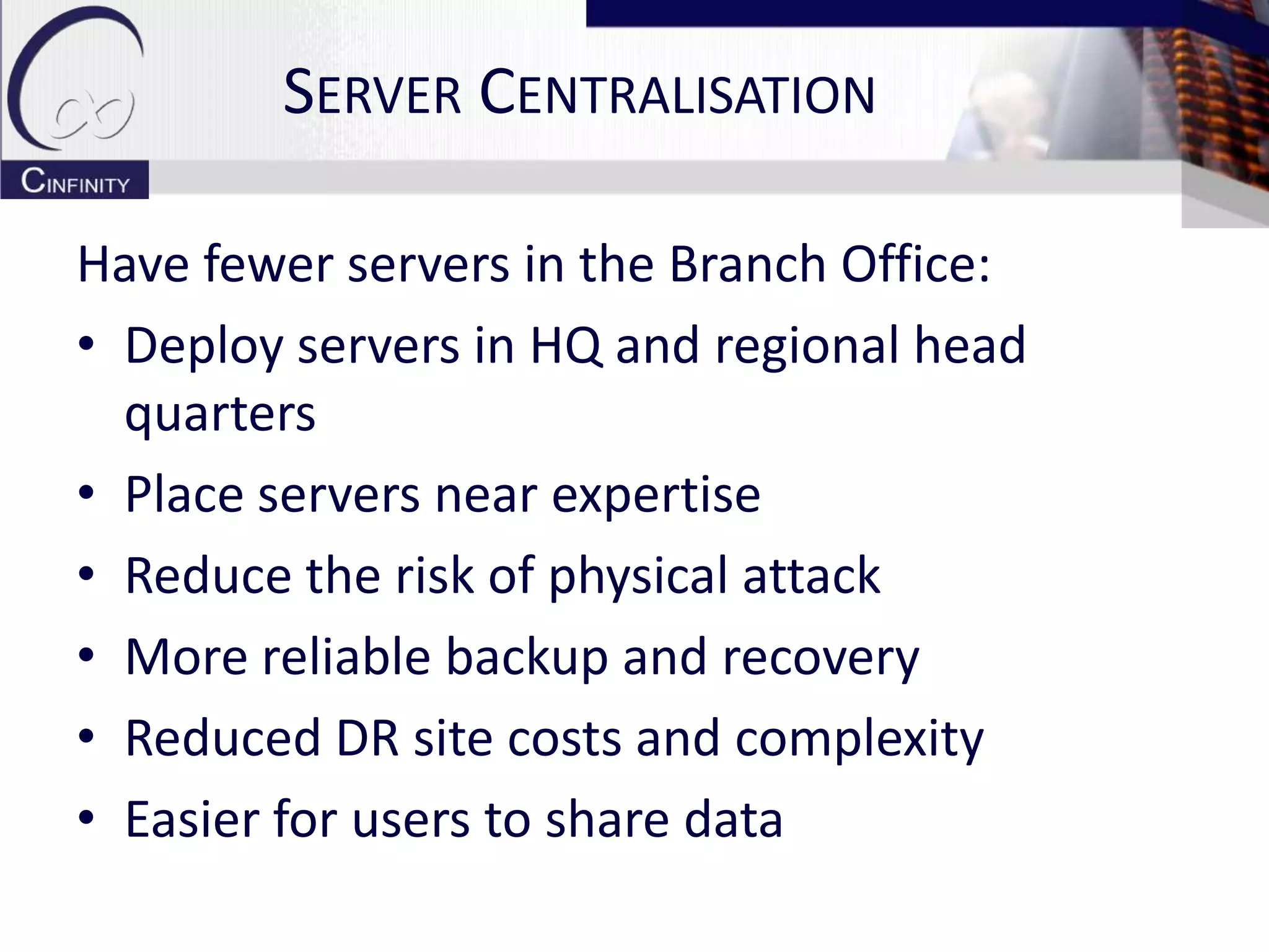 Branch Office Infrastructure