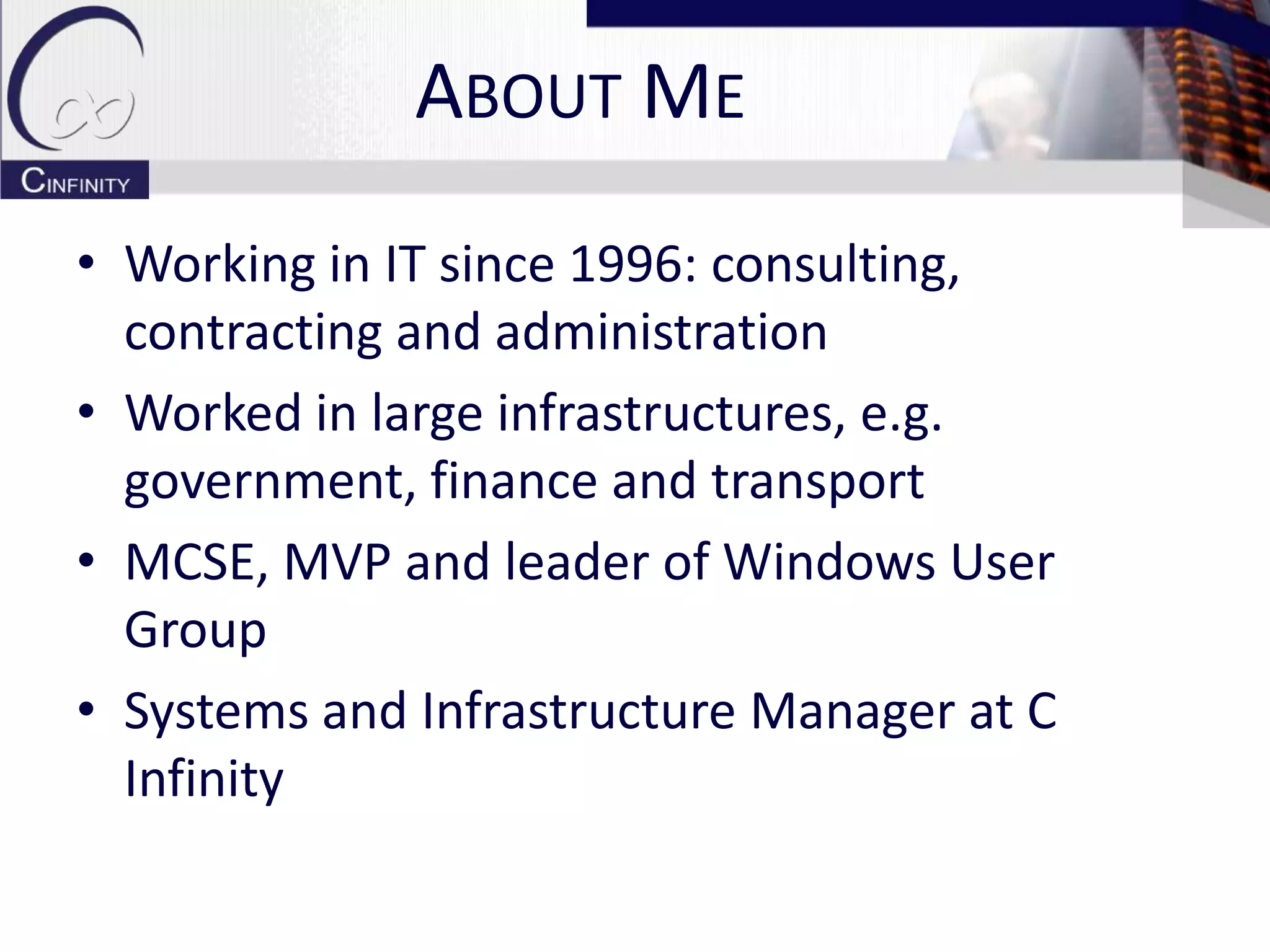 Branch Office Infrastructure