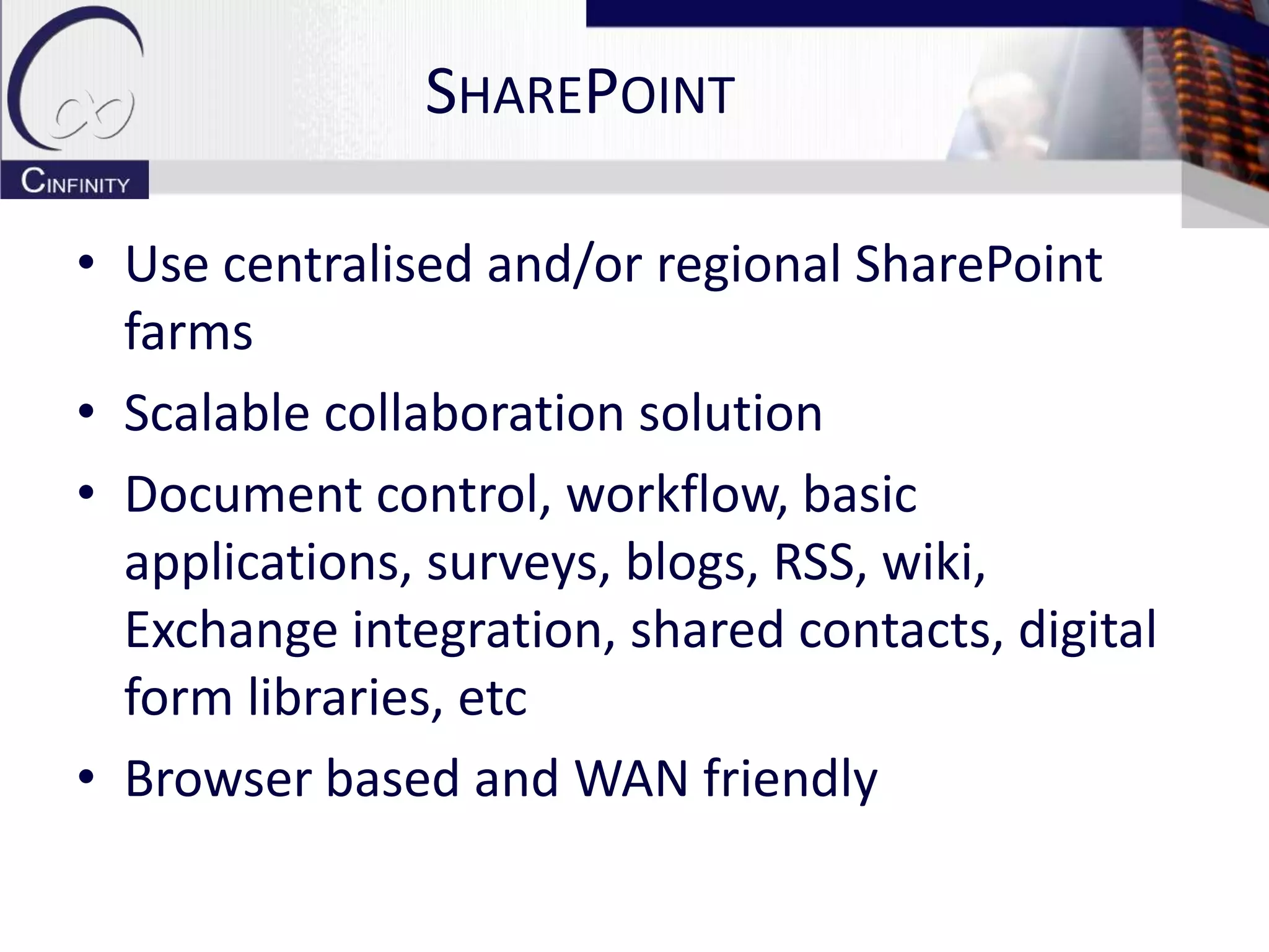 Branch Office Infrastructure