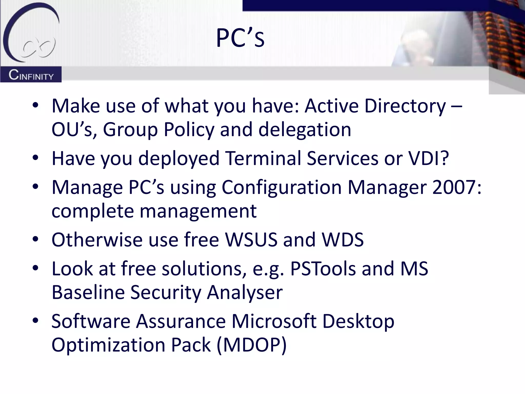 Branch Office Infrastructure