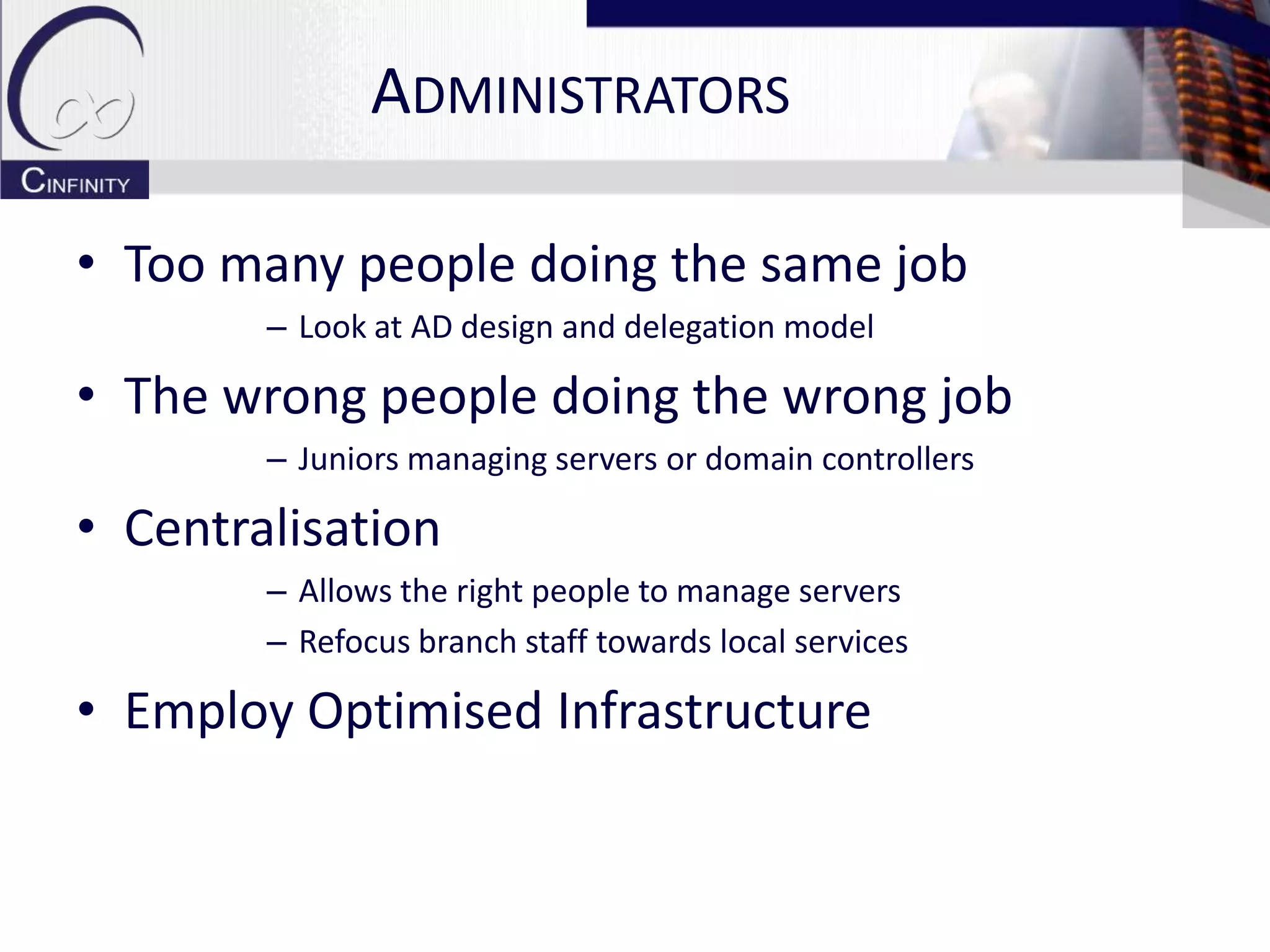 Branch Office Infrastructure