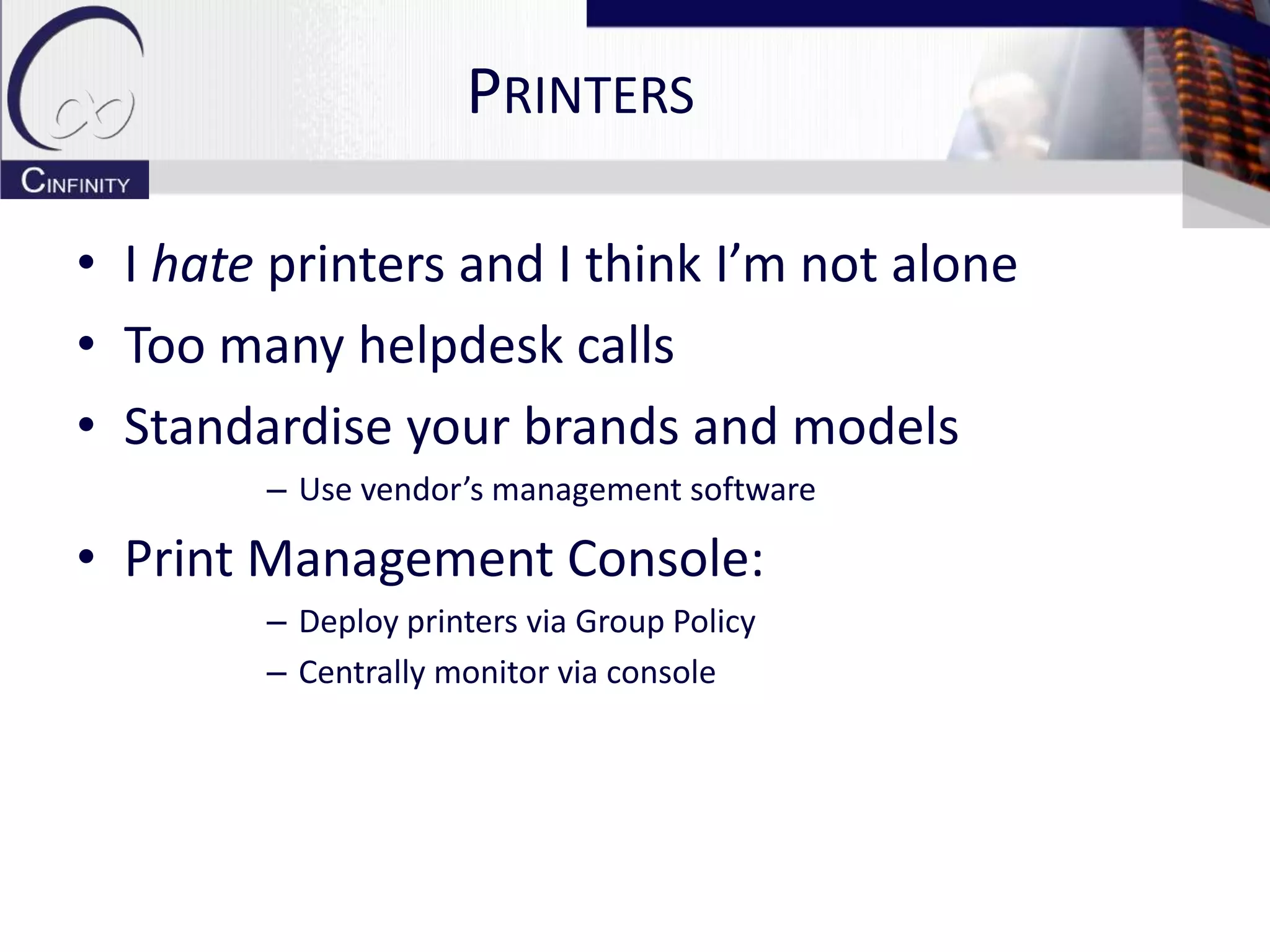 Branch Office Infrastructure