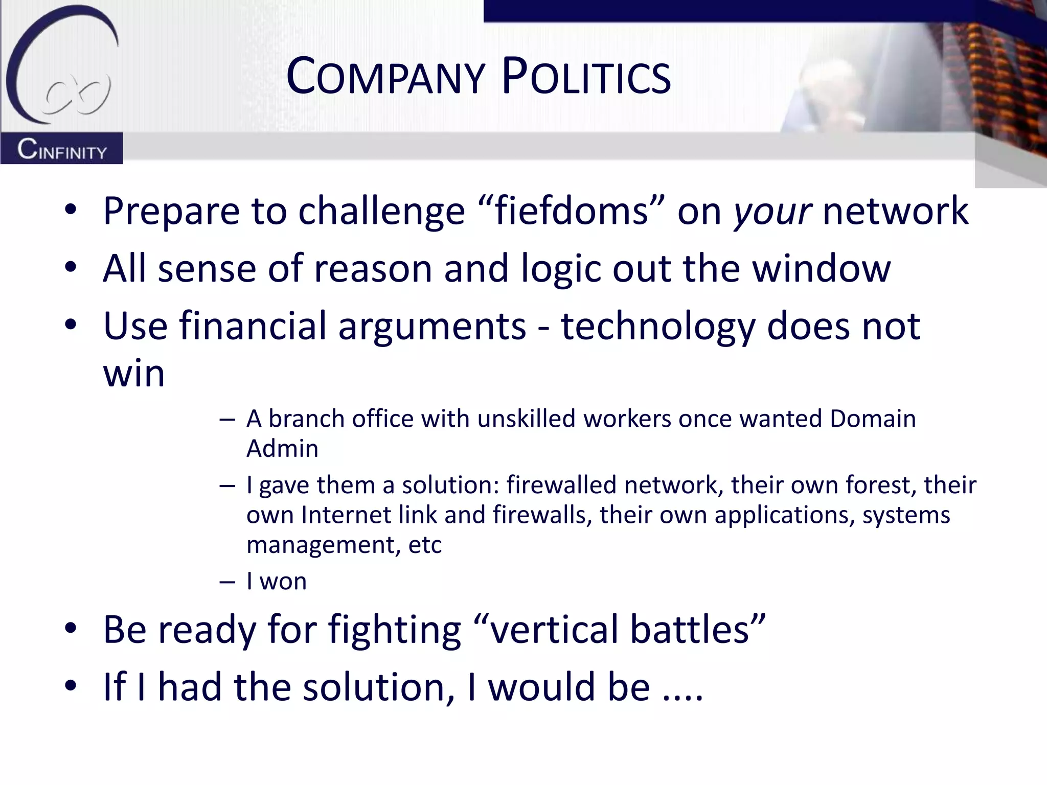 Branch Office Infrastructure