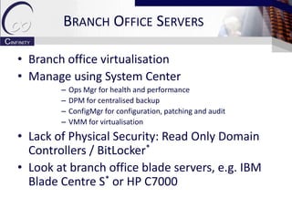 Branch Office Infrastructure