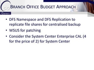 Branch Office Infrastructure