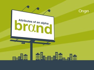 Brand values and the attributes of an alpha brand 