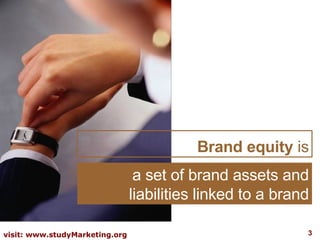 Brand equity  is a set of brand assets and liabilities linked to a brand 