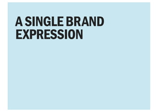 ASINGLEBRAND
EXPRESSION
 