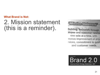 Brand Masterclass Week One
