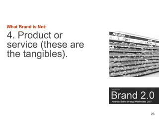 Brand Masterclass Week One