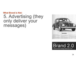 Brand Masterclass Week One