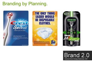 Branding by Planning.