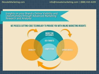 iNovateMarketing.com info@inovatemarketing.com | (888) 410-4209
 