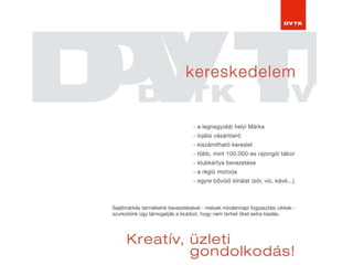 Brand építés a DVTK példáján keresztül