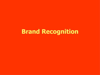 Brand Recognition 