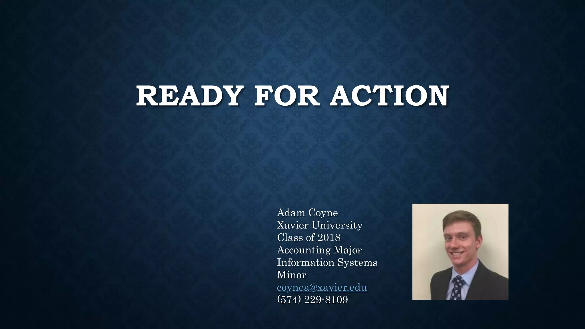 Adam Coyne Summary Slides PPT adam-coyne-summary-slides-ppt