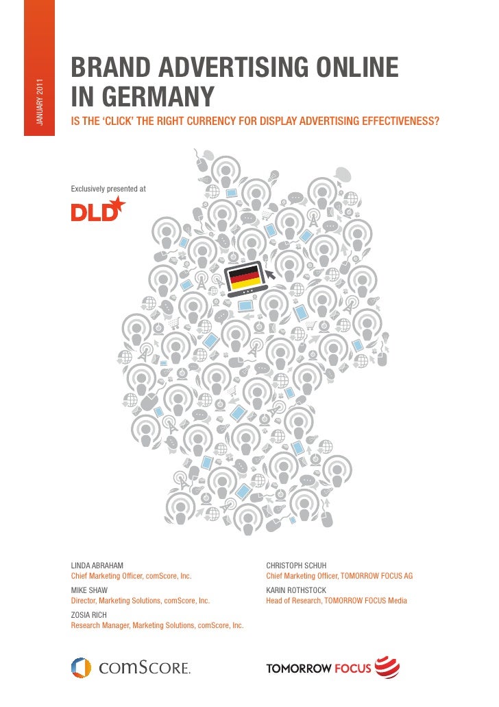 Brand Advertising Online in Germany in english