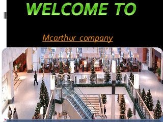 Mcarthur company
 