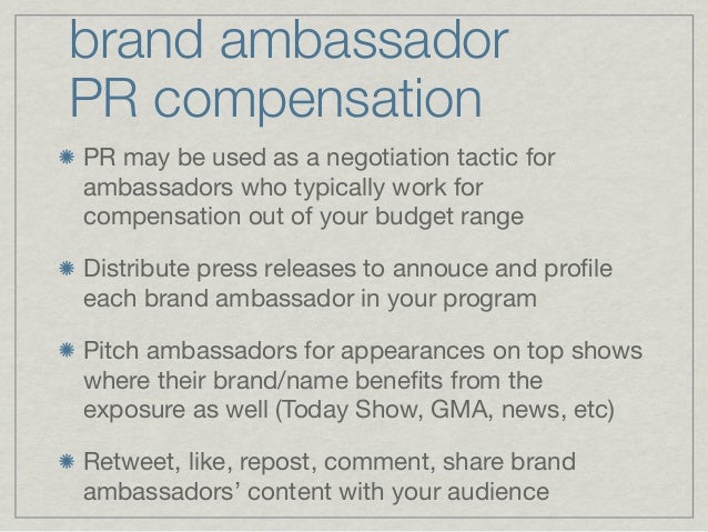 brand ambassador contract template