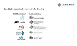 www.dilanchian.com.au|Copyright©Dilanchian2005-2016
11
Case Study: Australian Government’s Re-Branding
BEFORE - Rejected by
Howard Government
AFTER - Adopted by
Howard Government
 