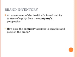 Brand Audit by Patti Girardi | PPT