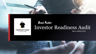 Investor Readiness Audit
Ref nr. #0001234a
 