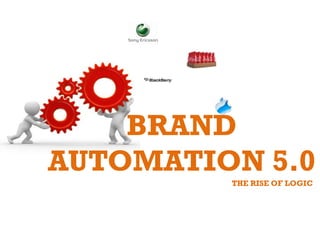 BRAND
AUTOMATION 5.0
         THE RISE OF LOGIC
 