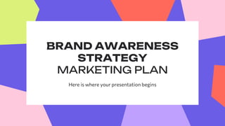 BRAND AWARENESS
STRATEGY
MARKETING PLAN
Here is where your presentation begins
 