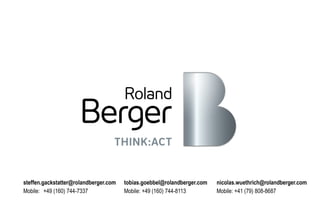 Brand based innovation - The Roland Berger approach | PDF