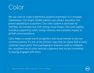 Dell Brand Identity Standards Version 4.5: Comprehensive Visual and ...